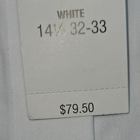 Calvin Klein Steel+ Regular Fit Dress Shirt – White – Size Small (14.5 / 32-33) - Picture 6 of 6